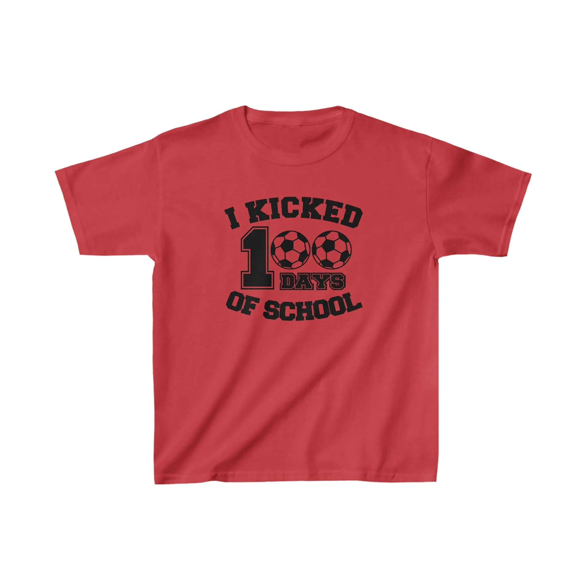 100 Day of School Soccer T-Shirt, School Spirt, Youth shirt