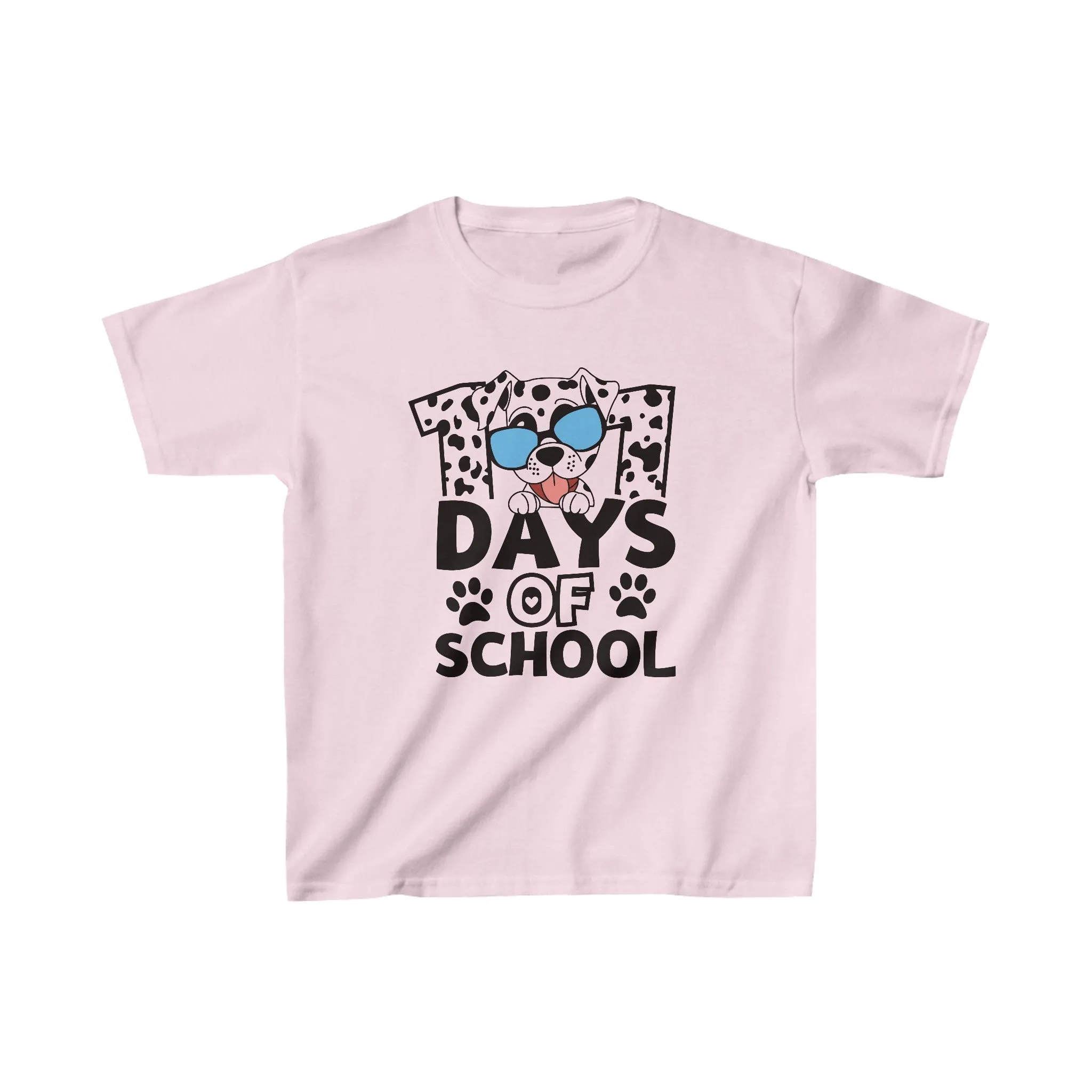 101 Days of School Shirt  Celebrate Milestones in Style! - Dalmation - Kids Heavy Cotton Tee