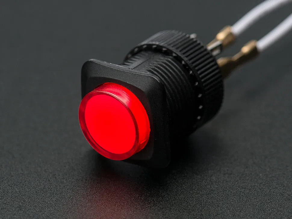Adafruit 16mm Illuminated Pushbutton - Various Colours