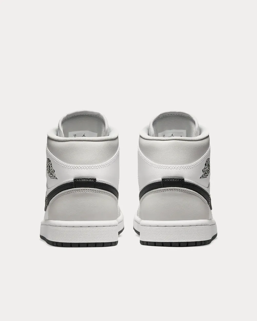 Air Jordan 1 Mid Grey Fog / White / Black Mid Top Sneakers