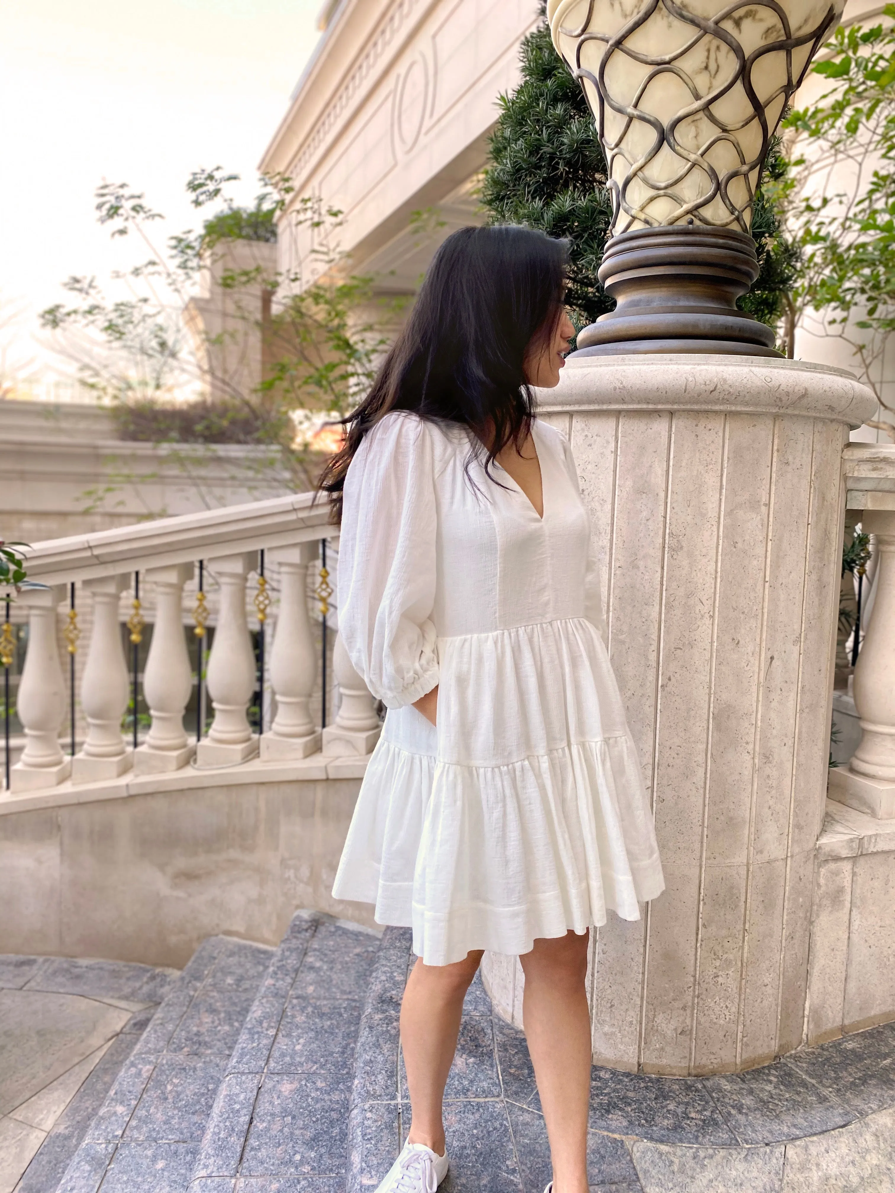 Amelia Dress - White