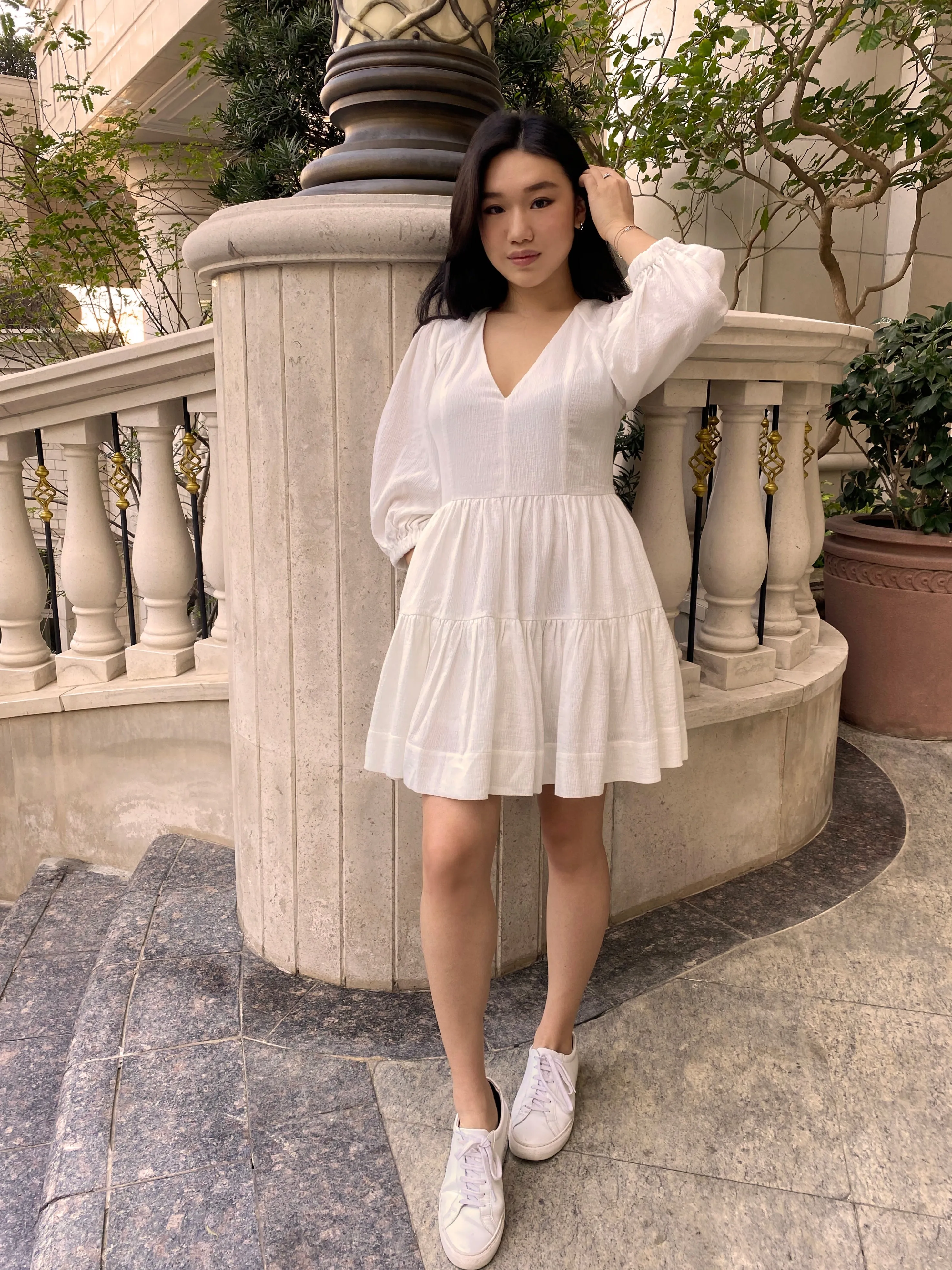 Amelia Dress - White