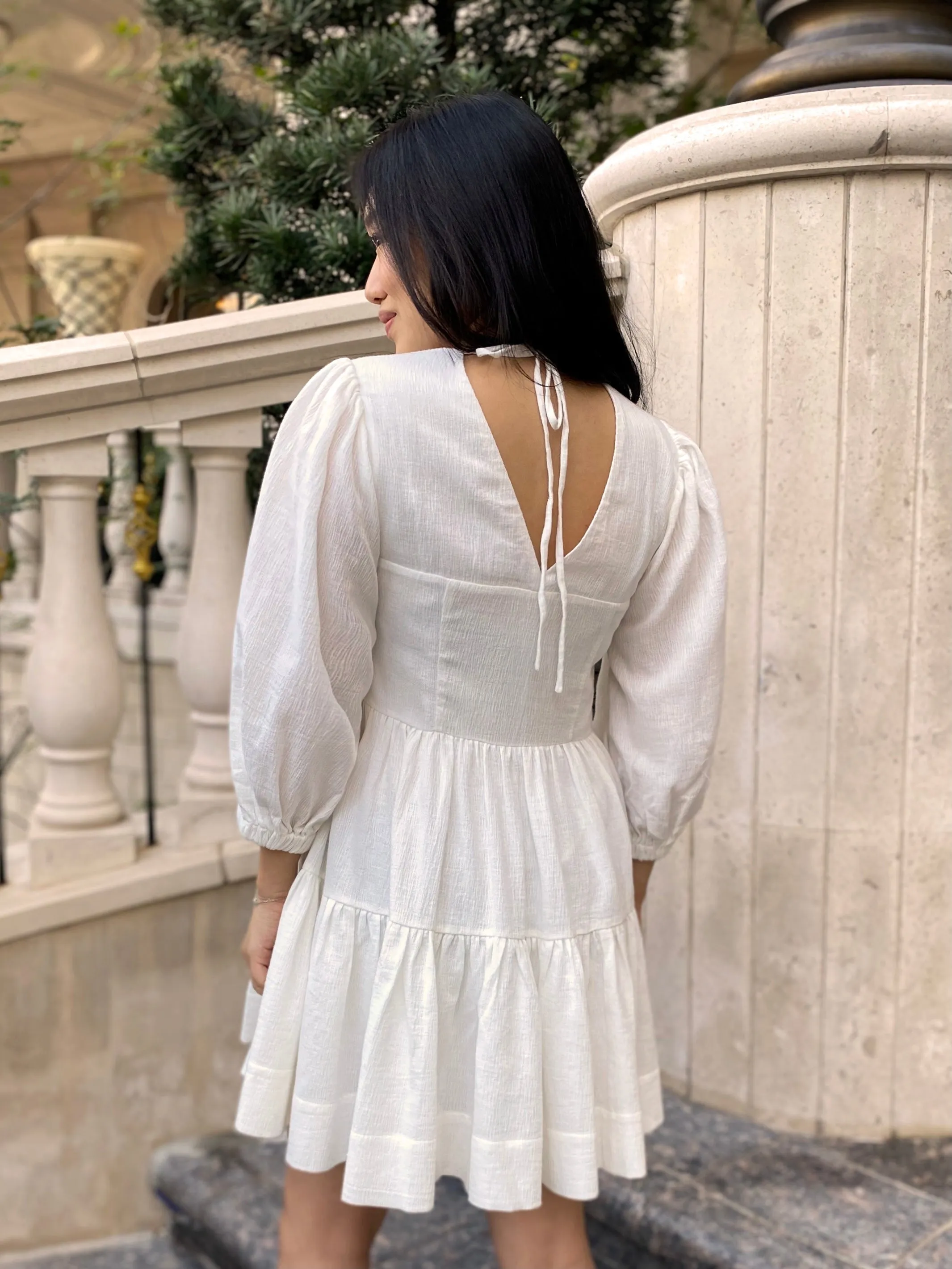 Amelia Dress - White