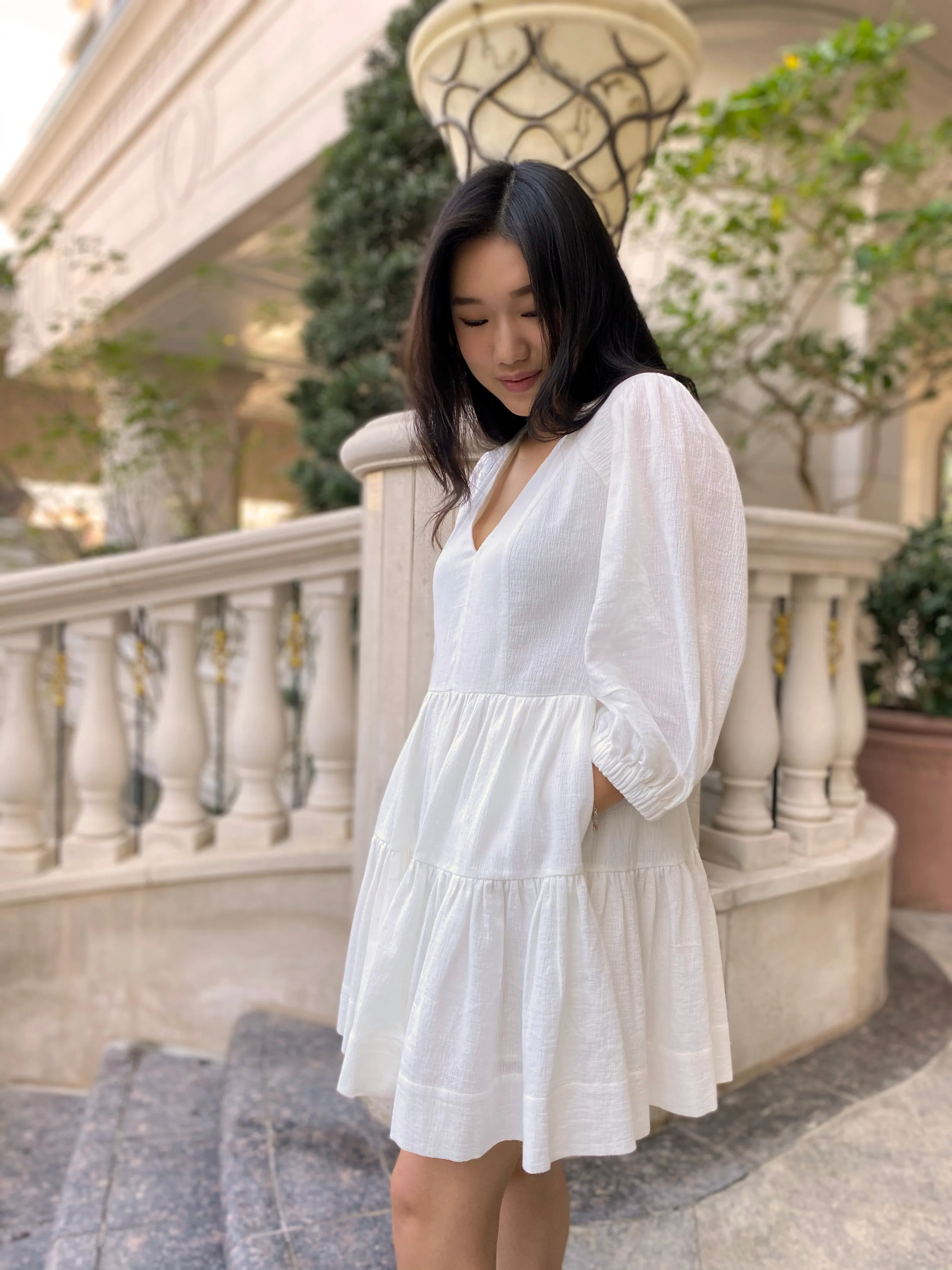 Amelia Dress - White