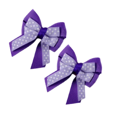 Amore Hair Bow - Polka Dots (8 Styles)