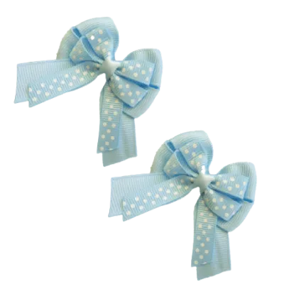 Amore Hair Bow - Polka Dots (8 Styles)