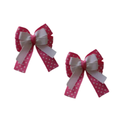 Amore Hair Bow - Polka Dots (8 Styles)