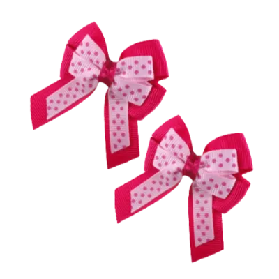 Amore Hair Bow - Polka Dots (8 Styles)