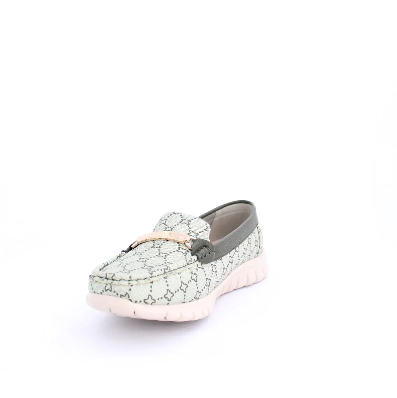 ARELLA MOCCASINS  FLAT - KHAKI