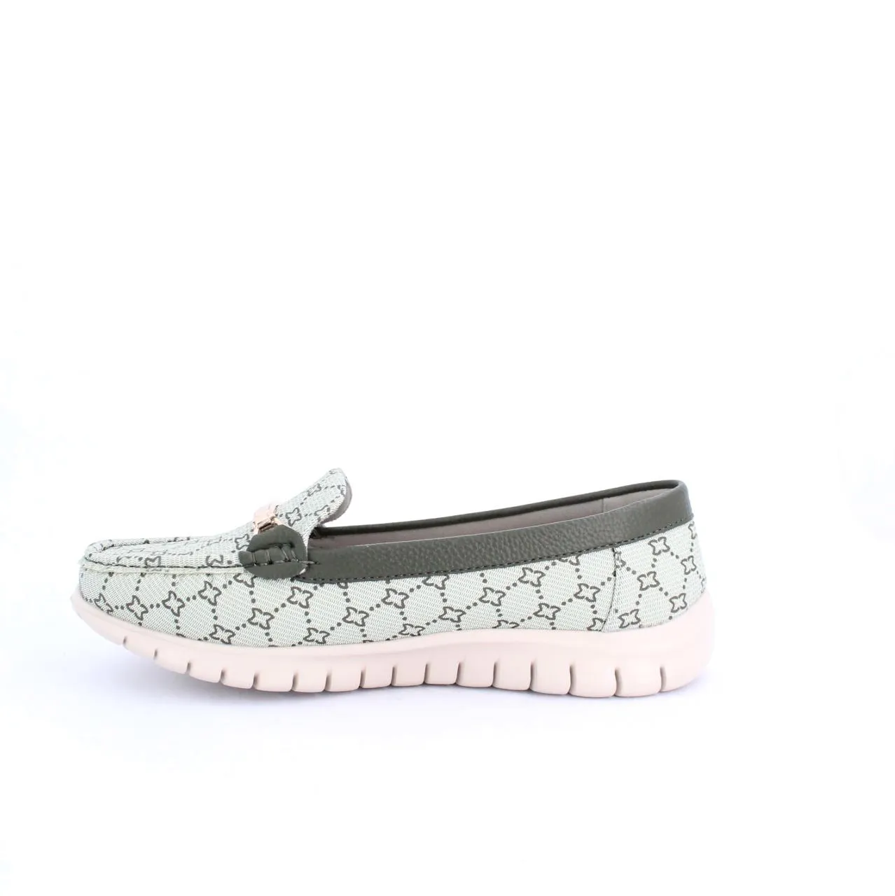 ARELLA MOCCASINS  FLAT - KHAKI