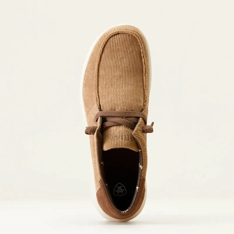Ariat Hilo Tan Corduroy Slip-On Shoe