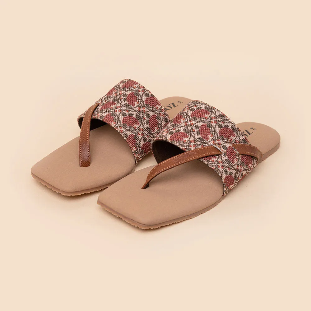 Auroville Botanica Side Toe Flats