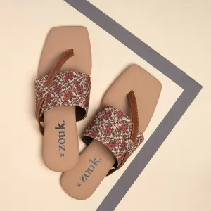 Auroville Botanica Side Toe Flats