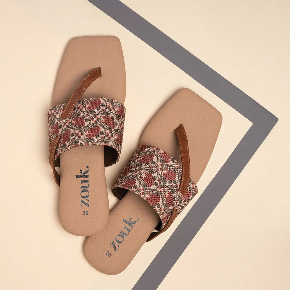 Auroville Botanica Side Toe Flats