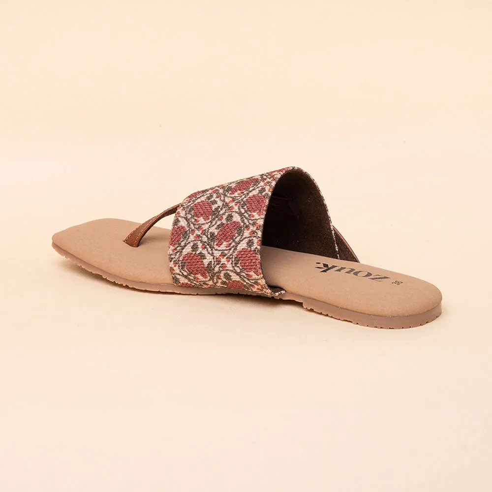 Auroville Botanica Side Toe Flats