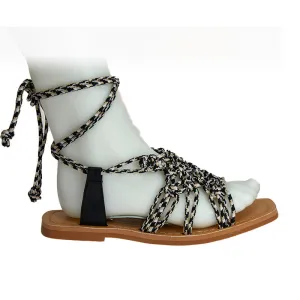 Bahama Wrap Sandal - Black Multi
