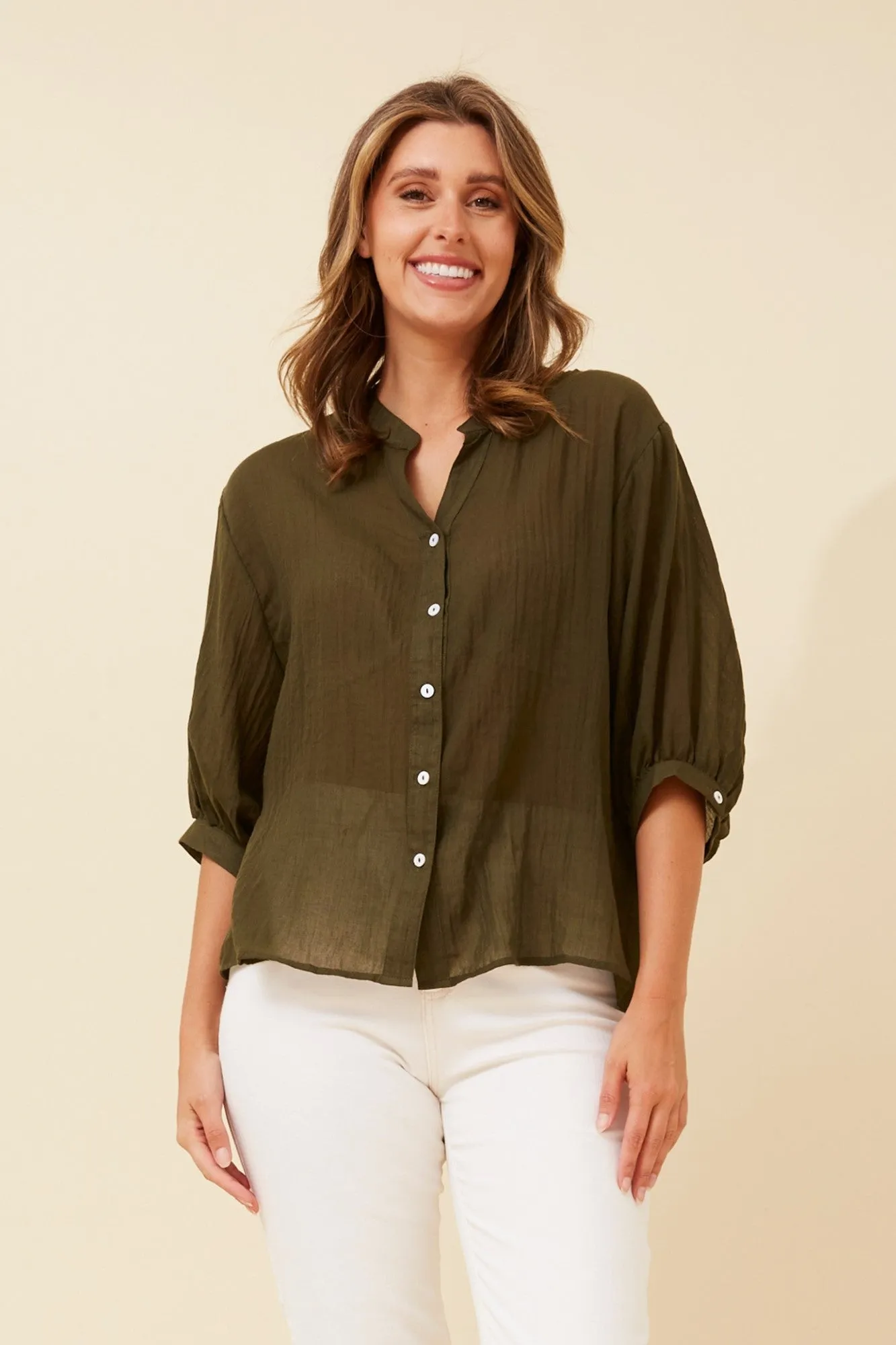 BELINA SOLID SHIRT