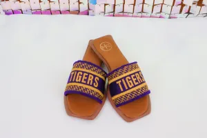 Bobbie Game Day Tigers Sandals