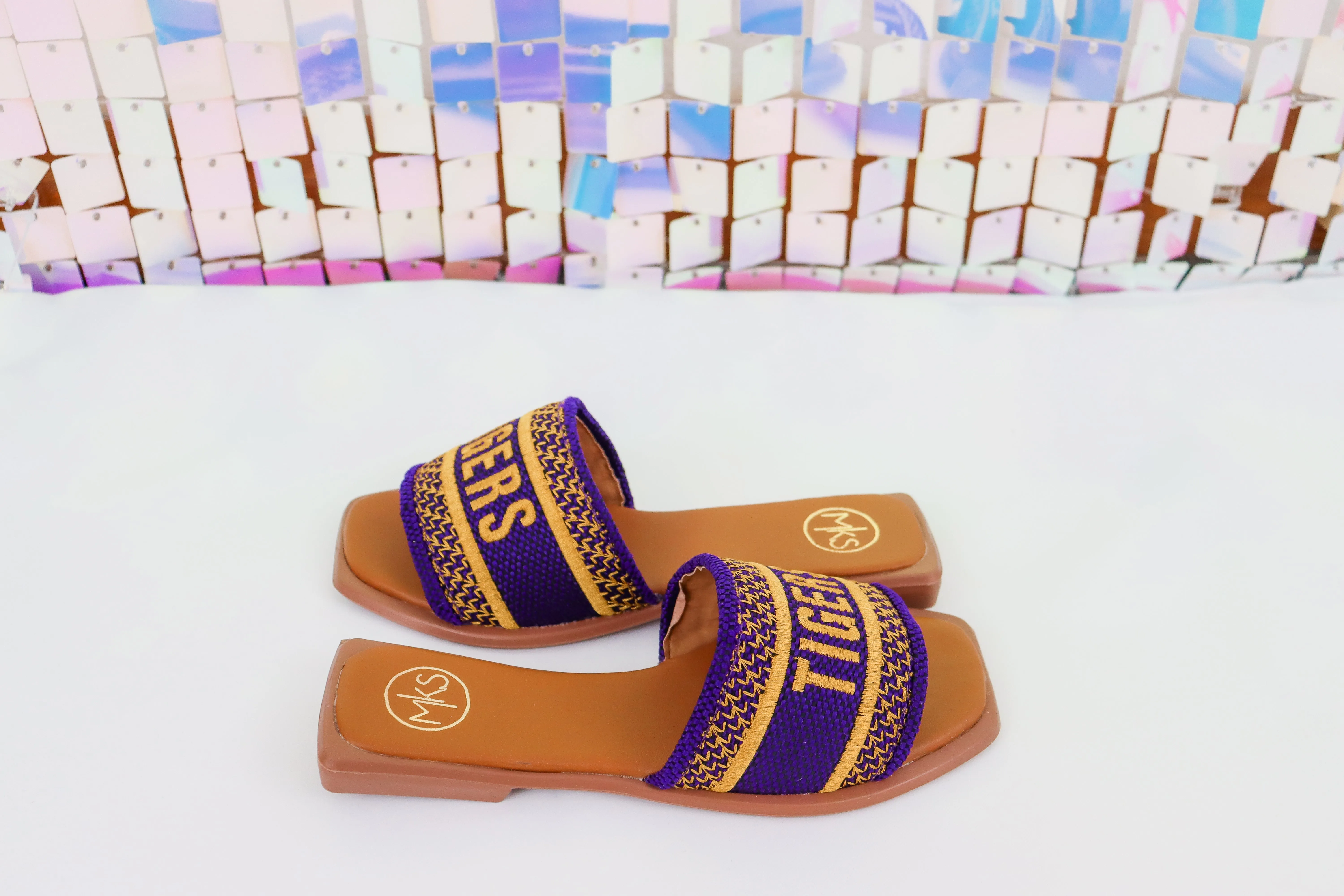 Bobbie Game Day Tigers Sandals