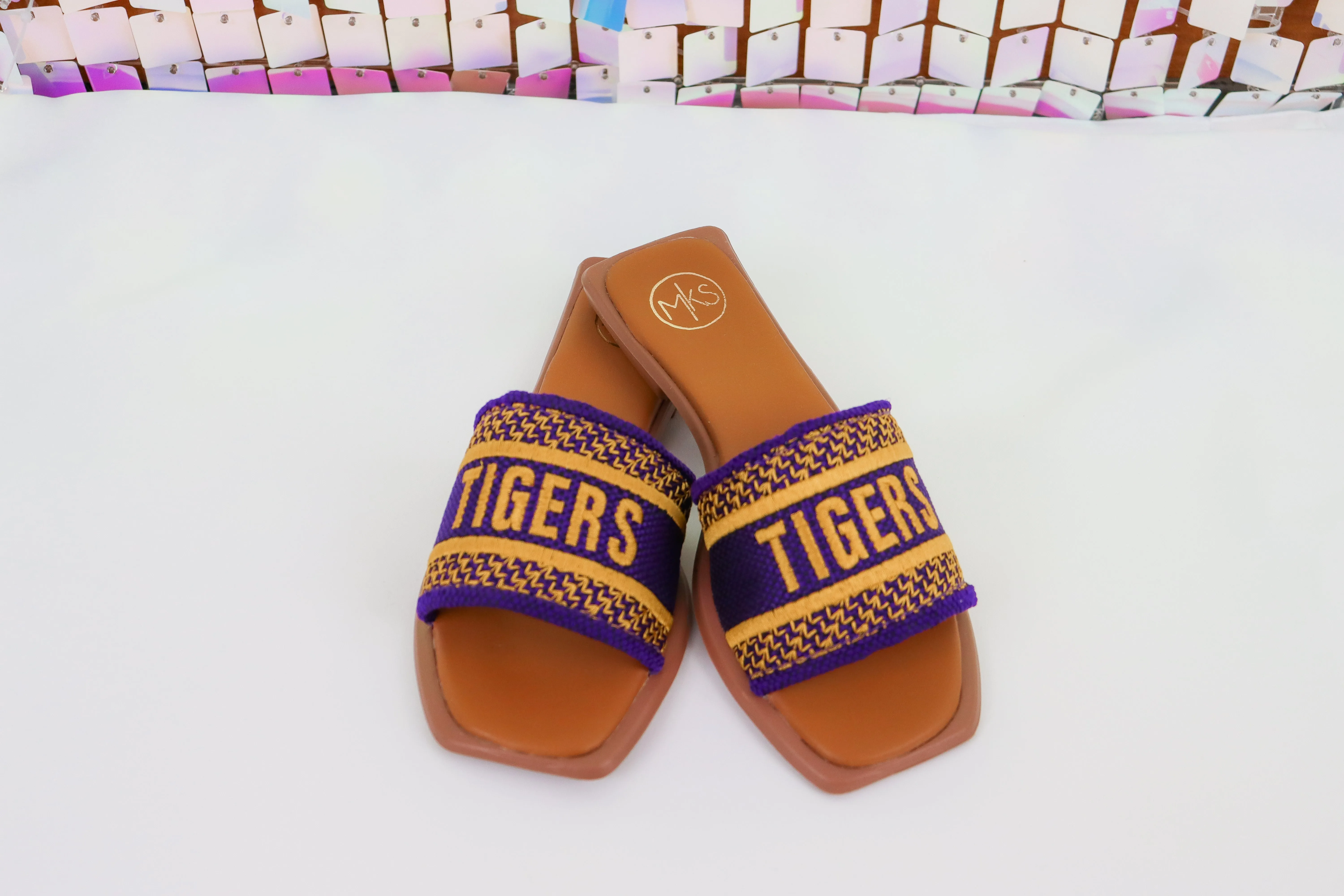 Bobbie Game Day Tigers Sandals