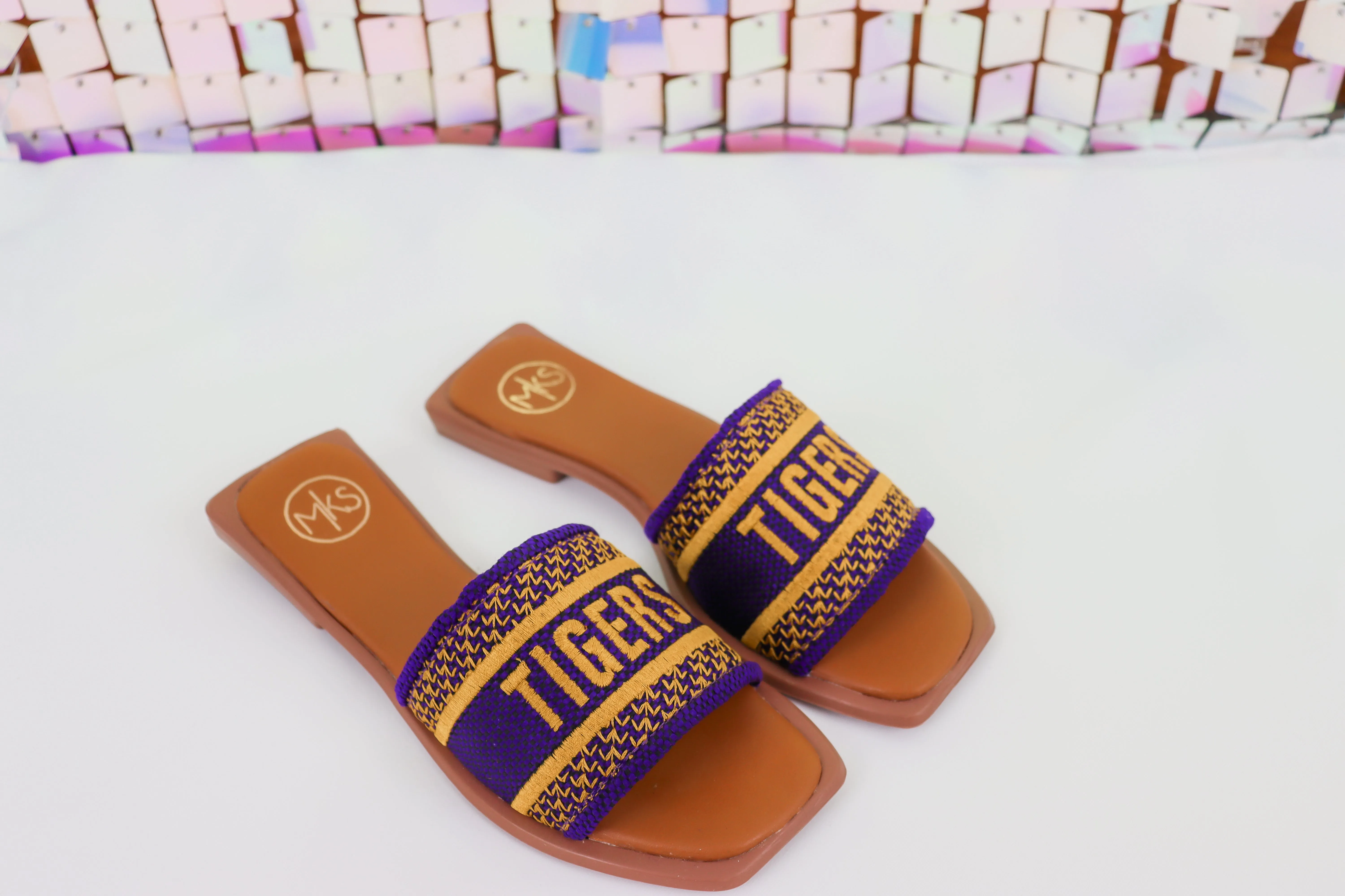 Bobbie Game Day Tigers Sandals