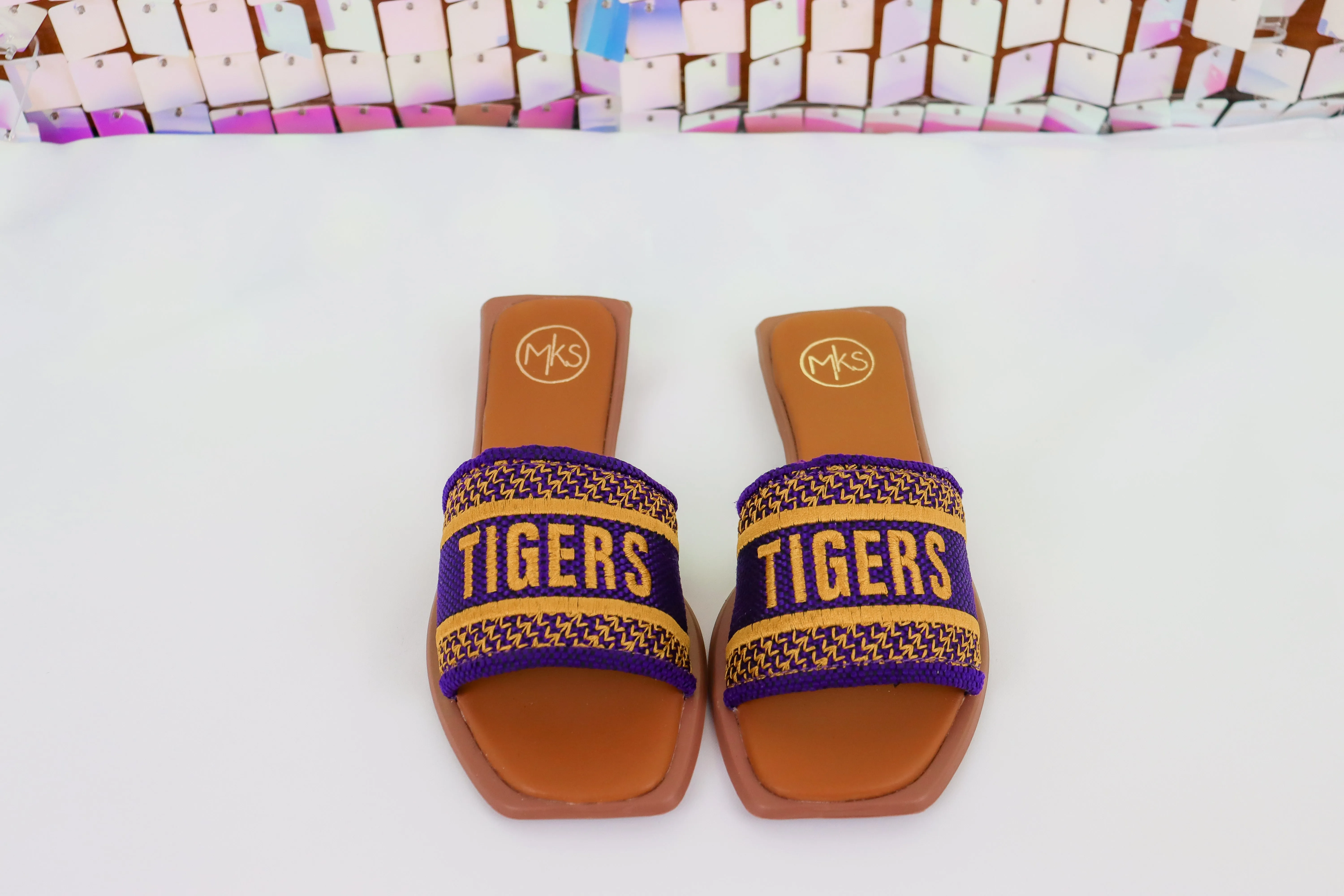 Bobbie Game Day Tigers Sandals