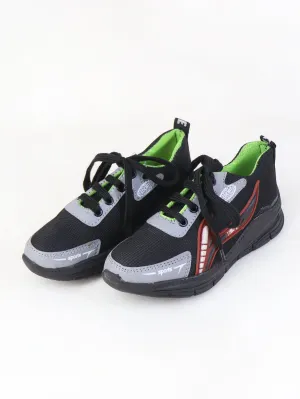 BS52 Boys Jogger Shoes 8Yrs - 17Yrs Black