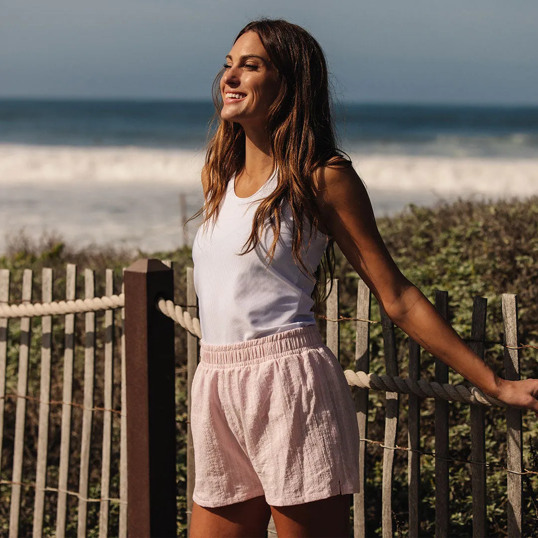 Cabana Shorts, Pink Kiss