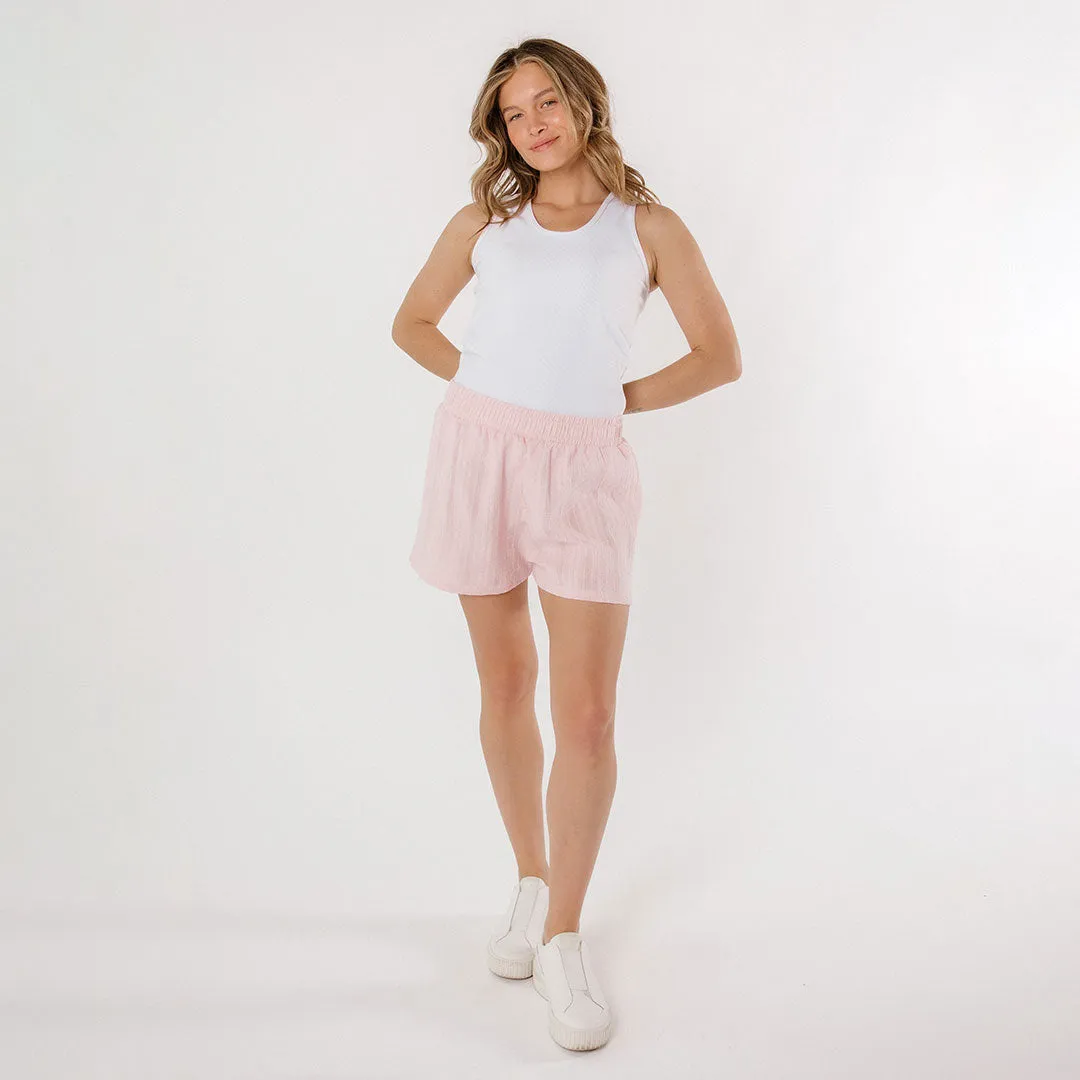 Cabana Shorts, Pink Kiss