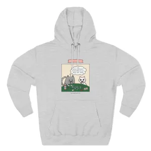 Cat Poker Comic Hoodie