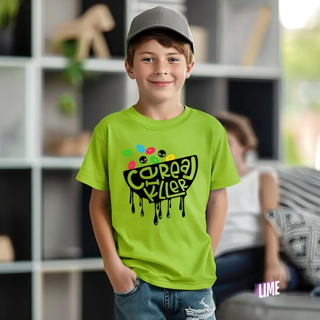Cereal Killer Tee  Fruity Skull Edition - Halloween T-Shirt - Kids Tee