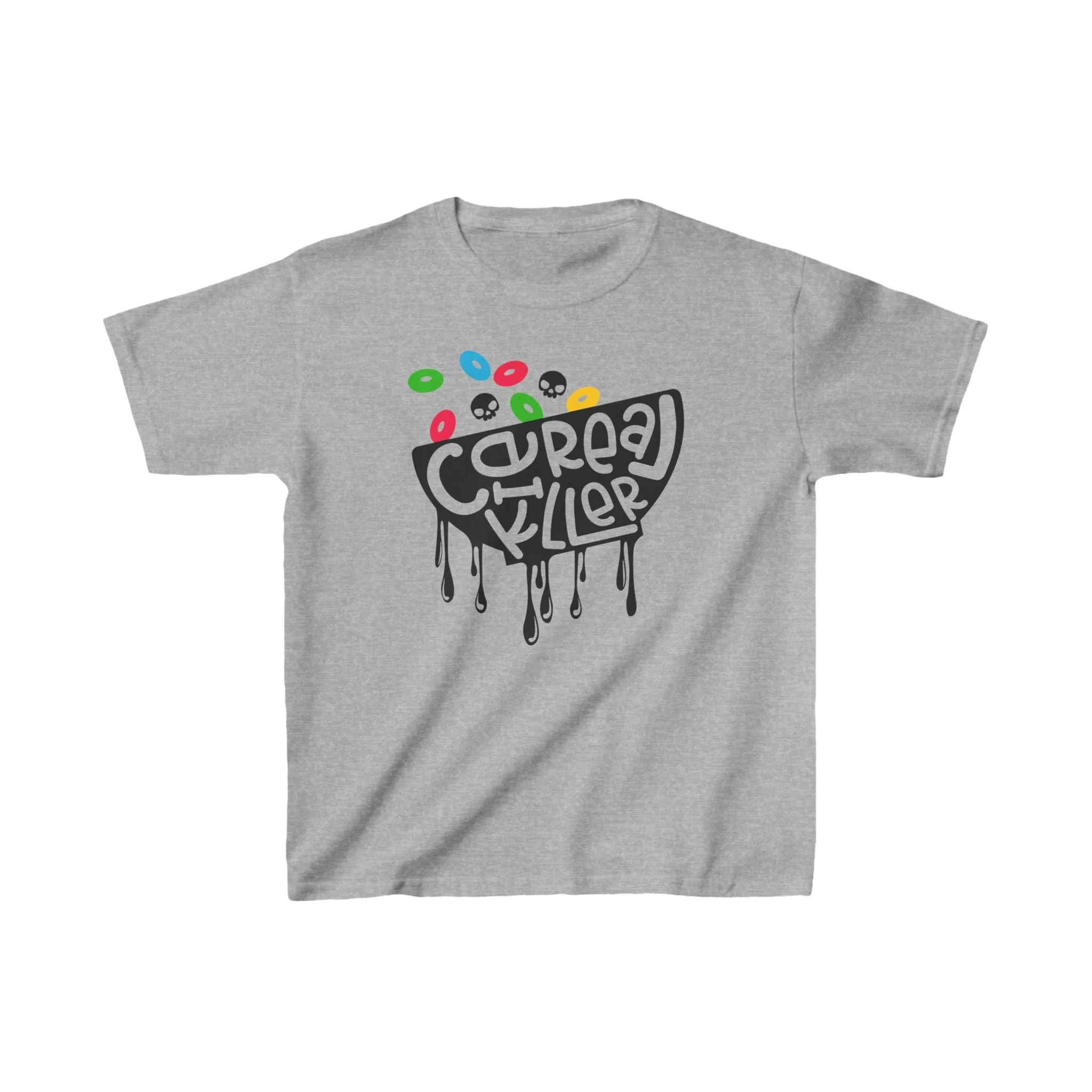 Cereal Killer Tee  Fruity Skull Edition - Halloween T-Shirt - Kids Tee