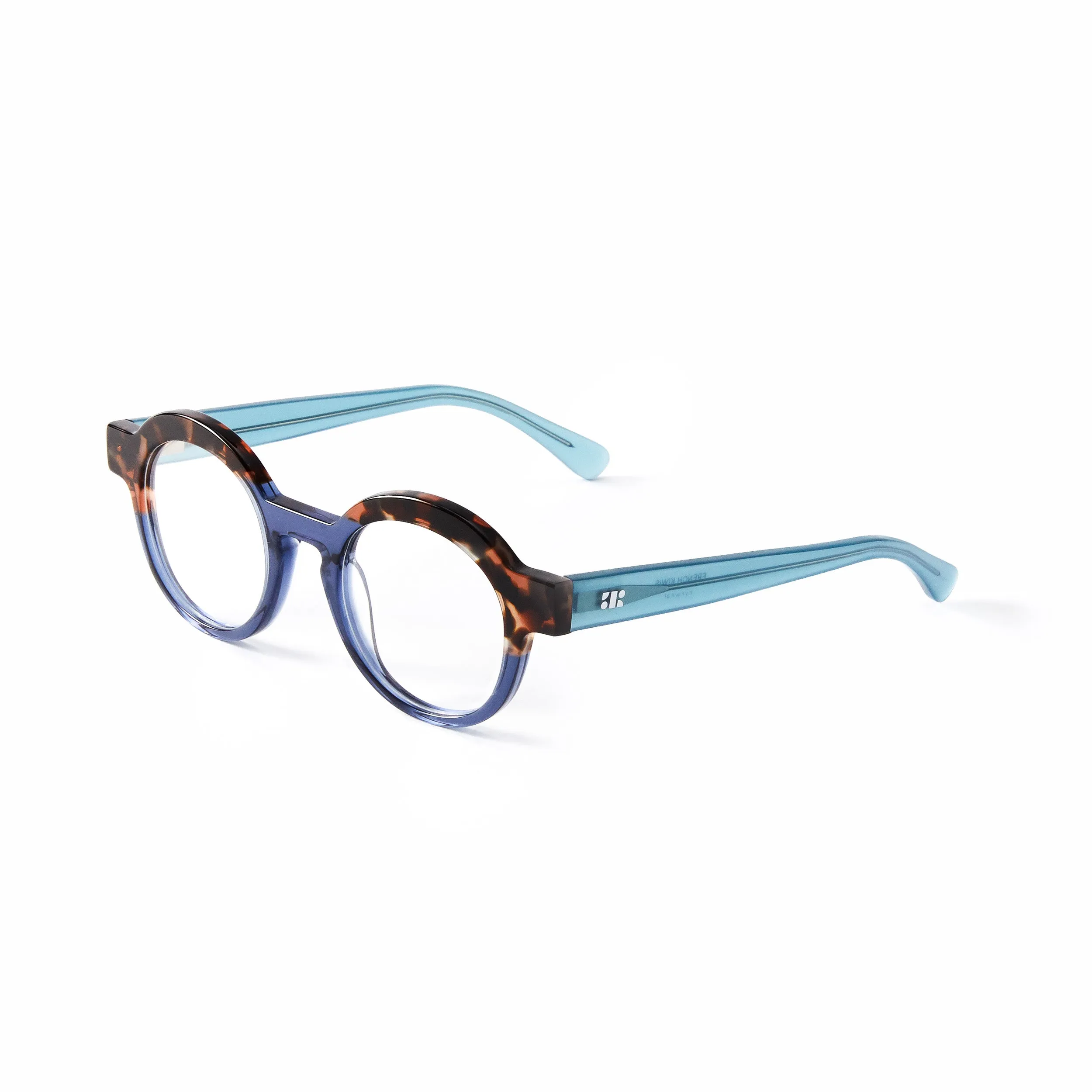 Charlotte Blue Light Cyan & Light Tortoise