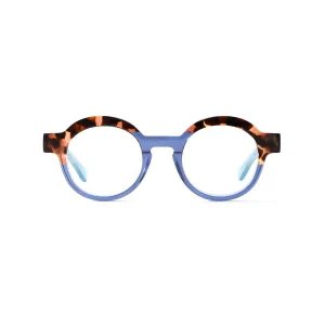 Charlotte Blue Light Cyan & Light Tortoise