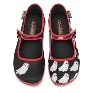 Chocolaticas® GHOST LOVE Women's Mary Jane Flat