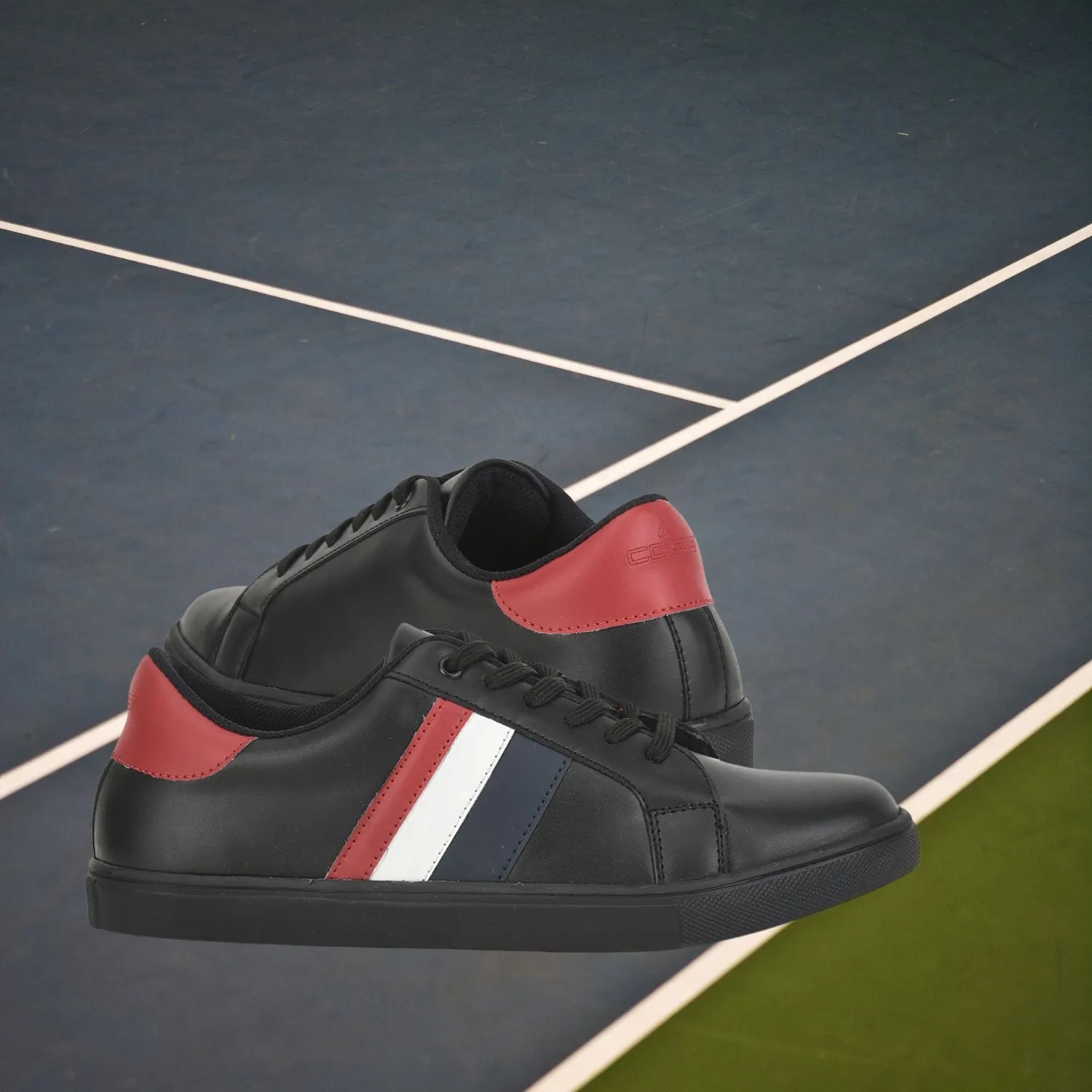 Cobb Mens Black Sneakers Shoes