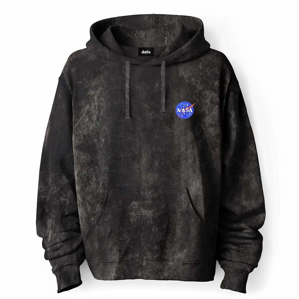 Dalix NASA Midweight Fleece Washed Hoodie