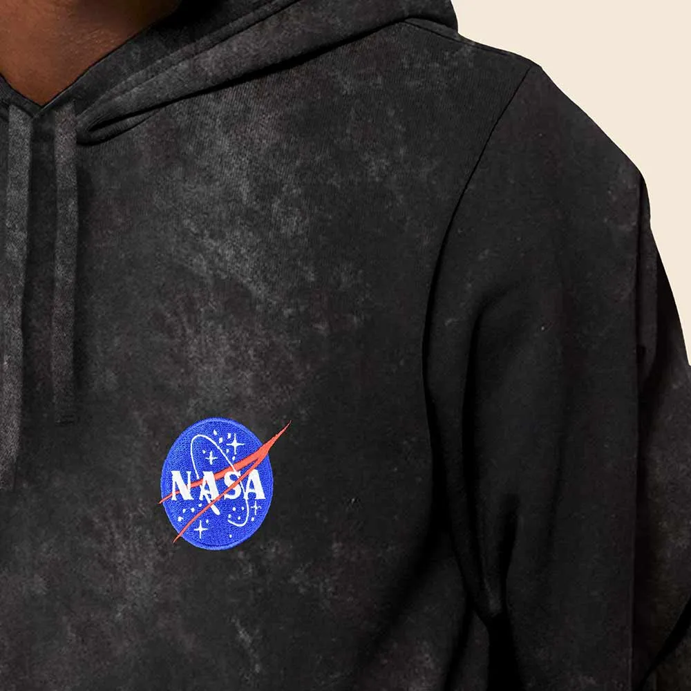Dalix NASA Midweight Fleece Washed Hoodie