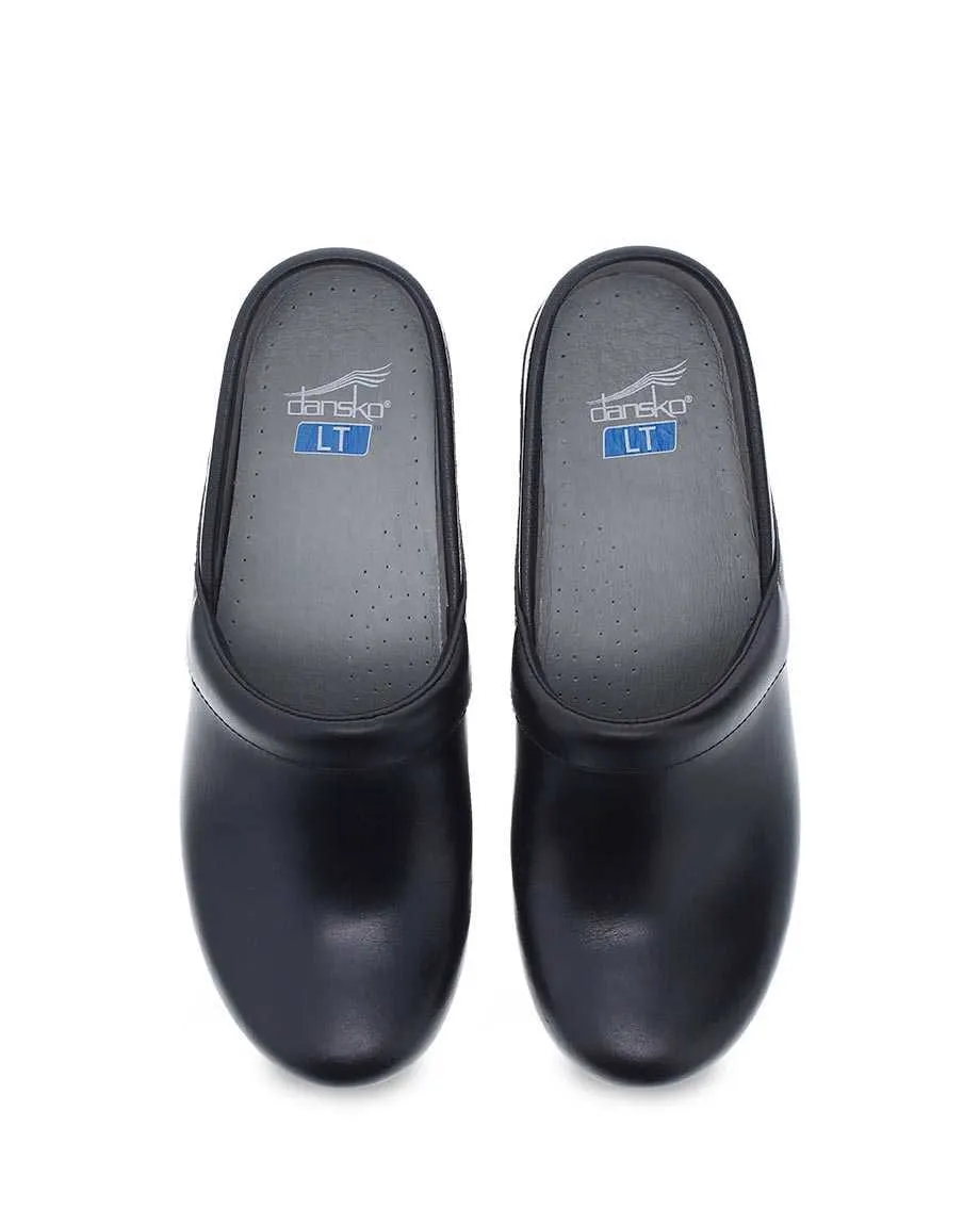 Dansko Women's LT Pro Leather Clogs- Black