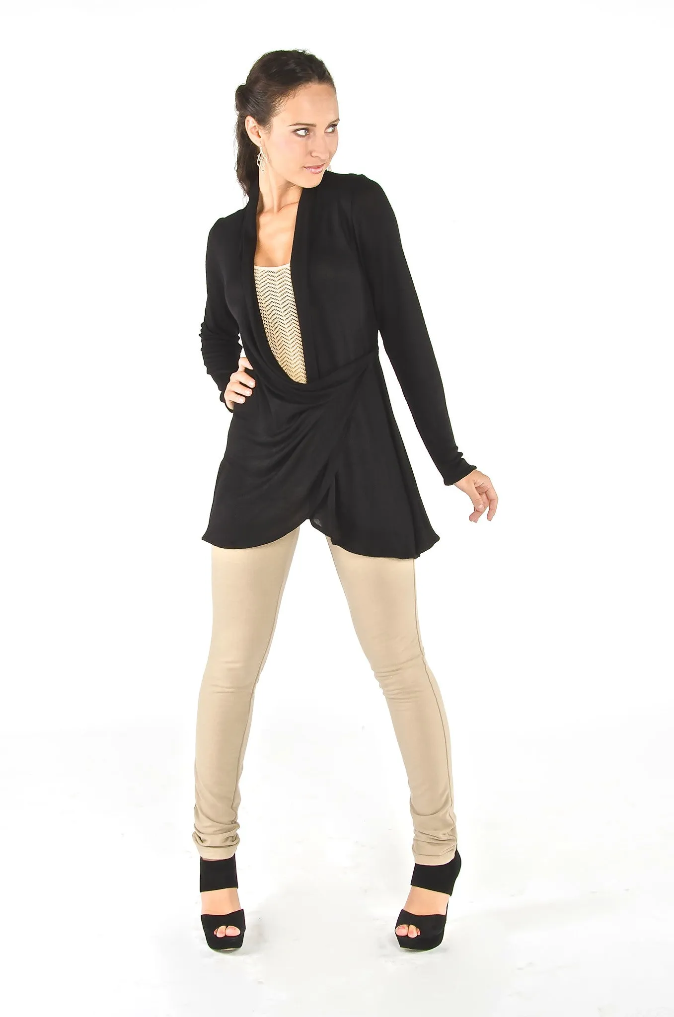 Draped Sweater Wrap