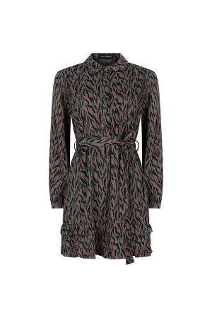 Dress Emani - Groen Dessin