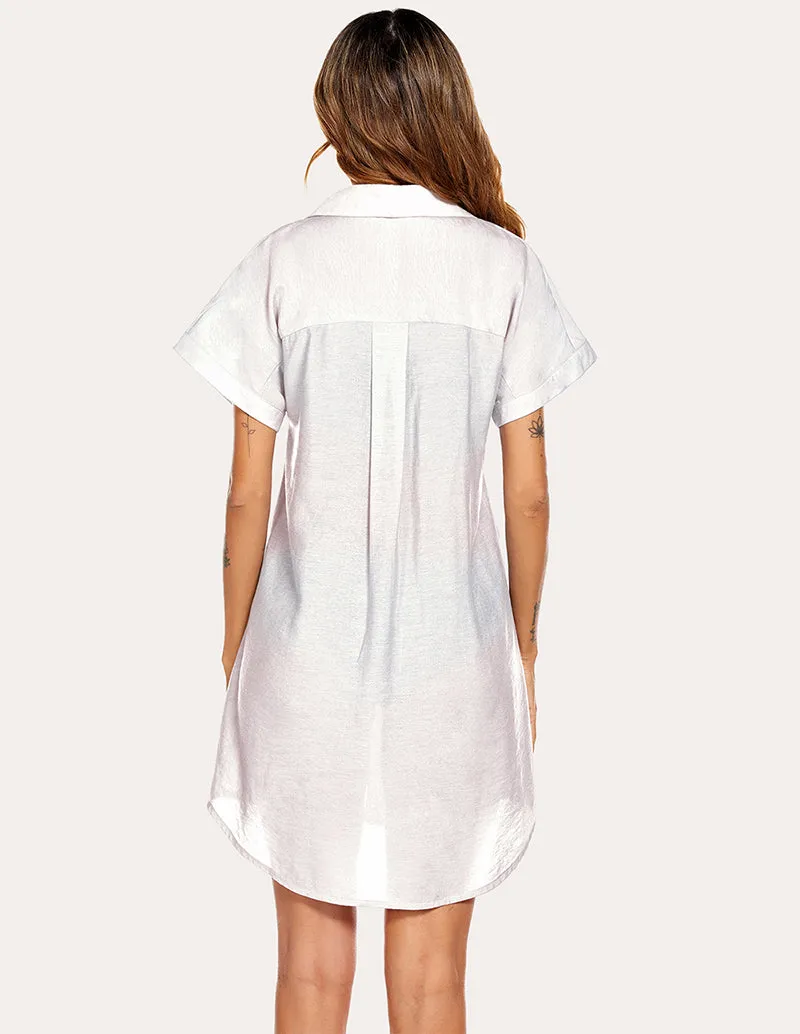 Ekouaer Shirt Dress (US Only)
