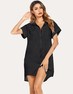Ekouaer Shirt Dress (US Only)