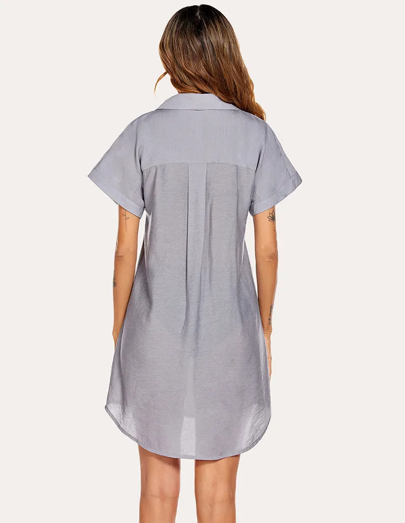 Ekouaer Shirt Dress (US Only)