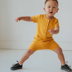 Essentials Rag Romper - 'Honey'