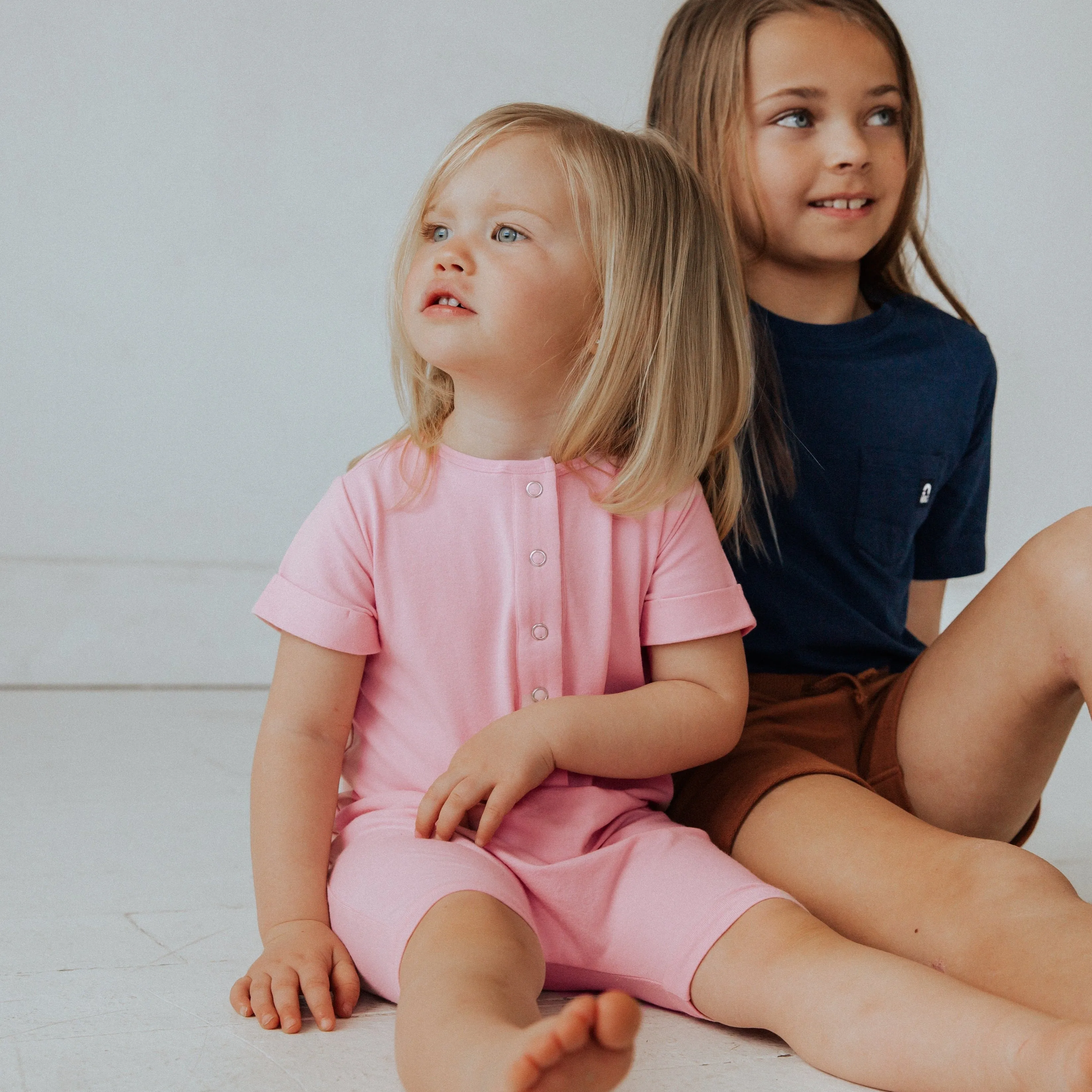 Essentials Rag Romper - 'Light Pink'