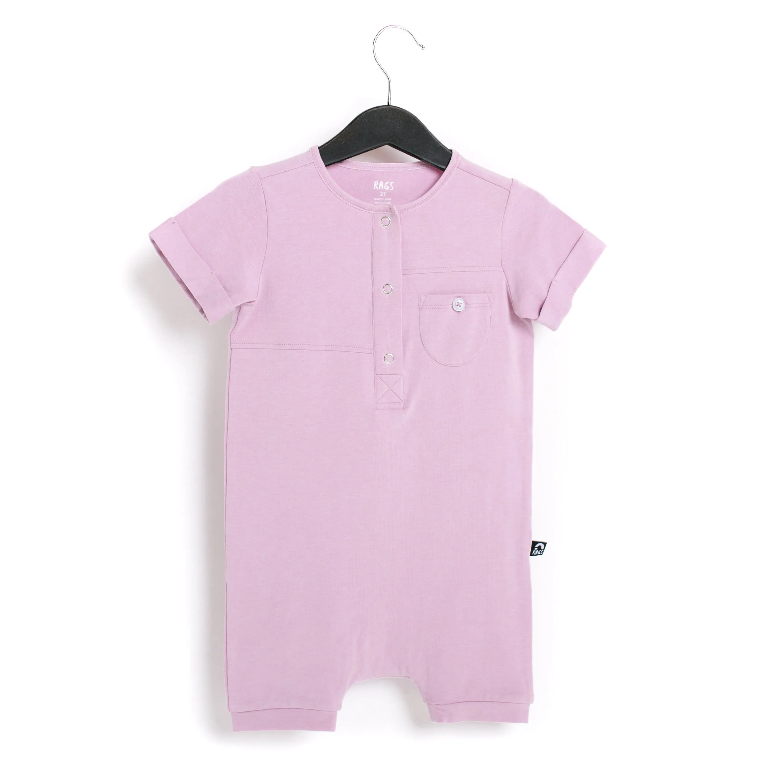 Essentials Rag Romper - 'Orchid'