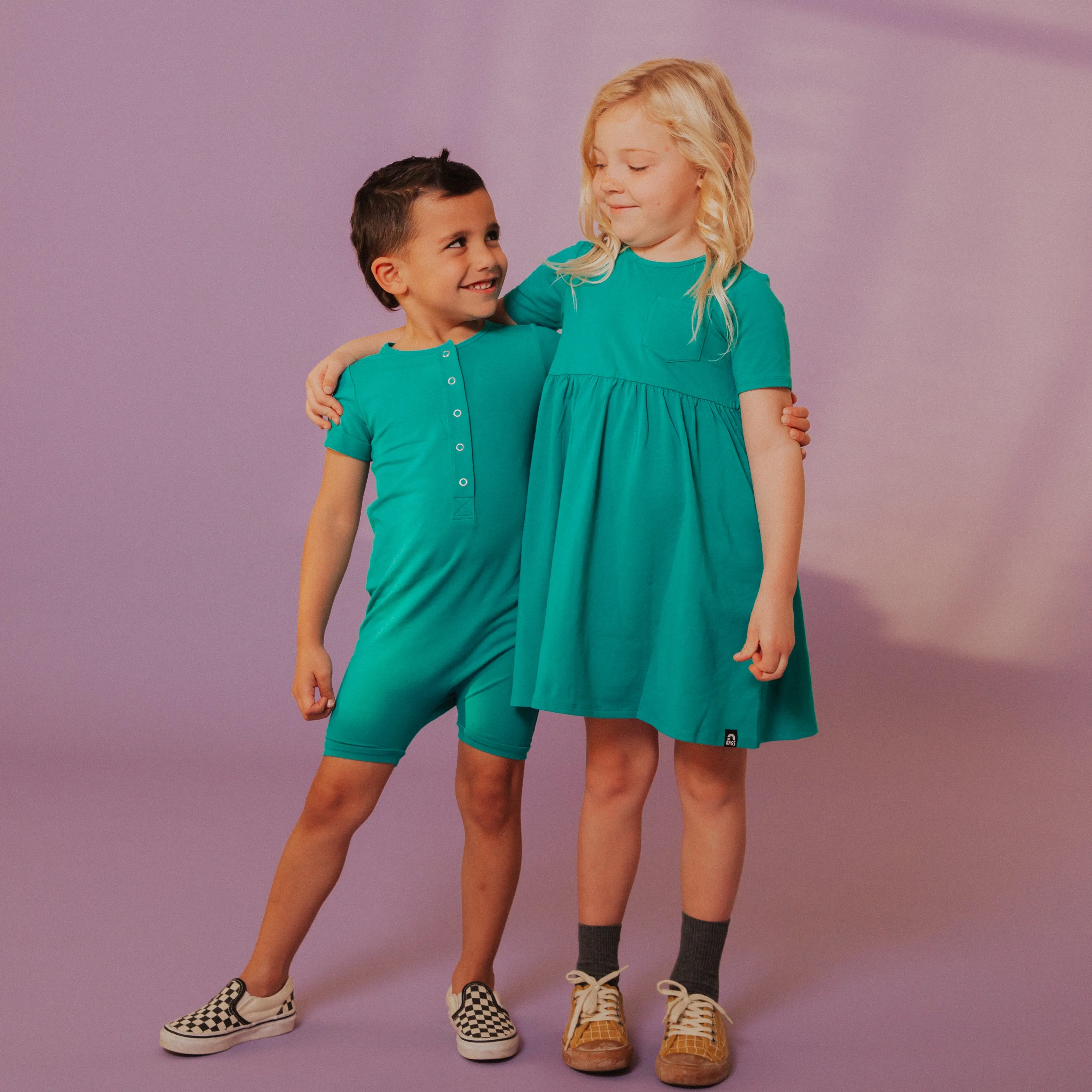 Essentials Rag Romper - 'Teal'