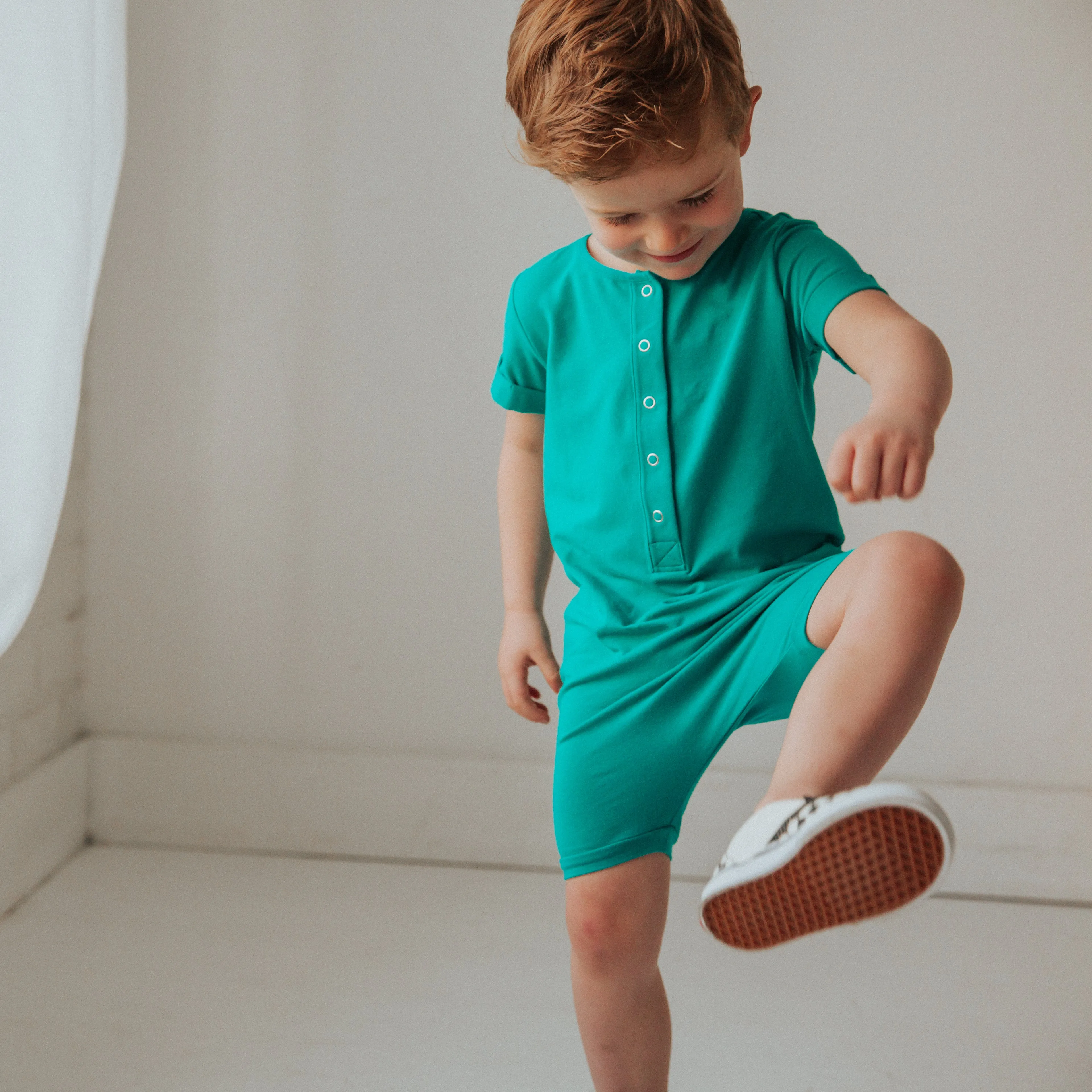 Essentials Rag Romper - 'Teal'