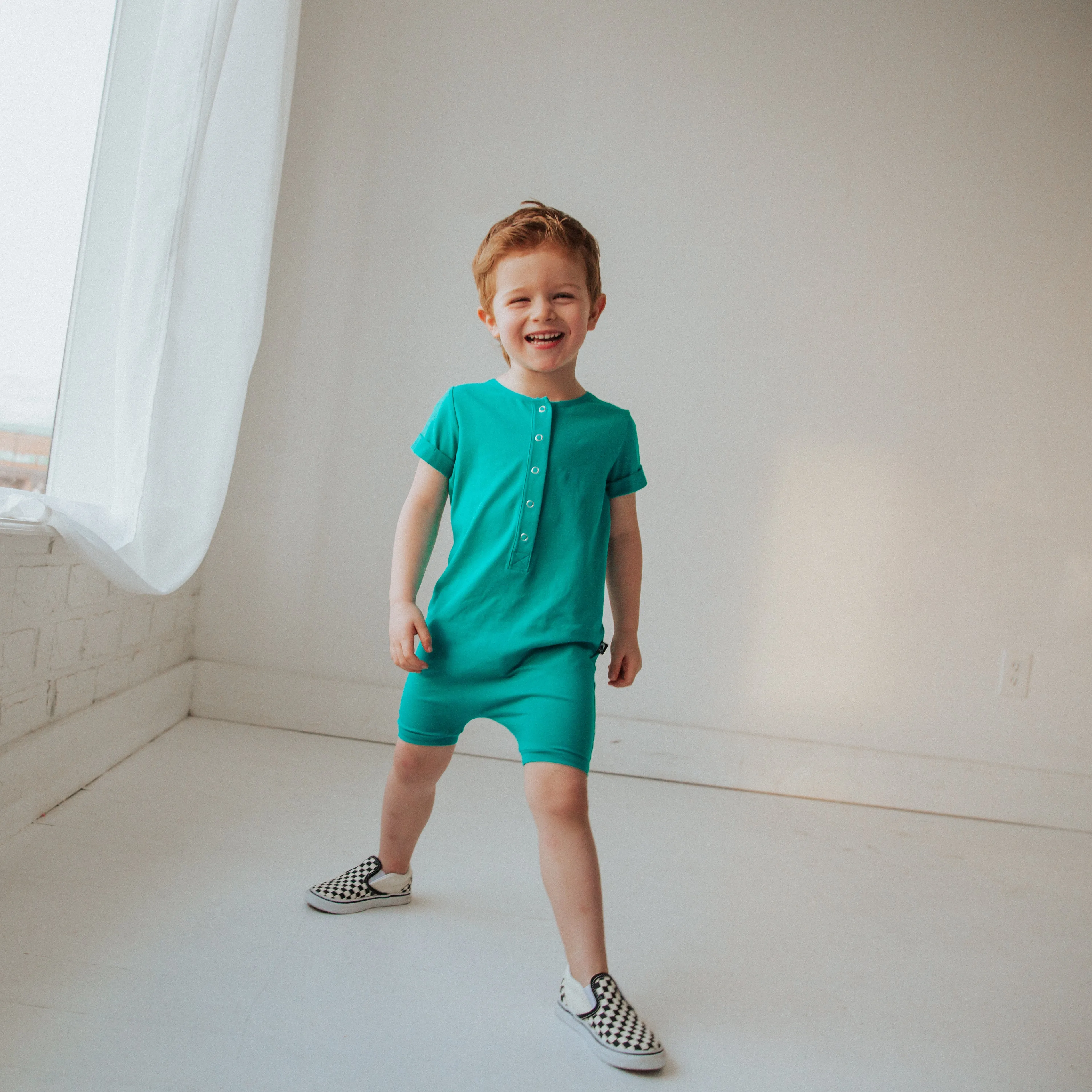 Essentials Rag Romper - 'Teal'
